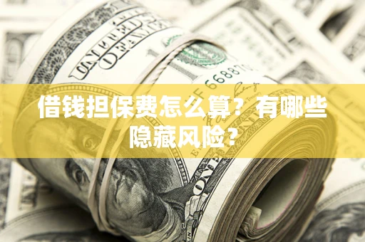 武汉借钱担保费怎么算？有哪些隐藏风险？