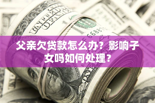 武汉父亲欠贷款怎么办？影响子女吗如何处理？