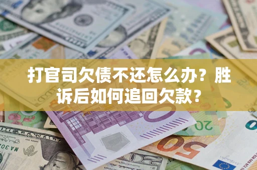 武汉打官司欠债不还怎么办？胜诉后如何追回欠款？