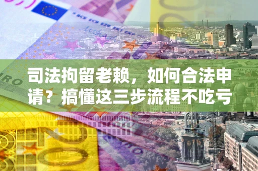 武汉司法拘留老赖，如何合法申请？搞懂这三步流程不吃亏！