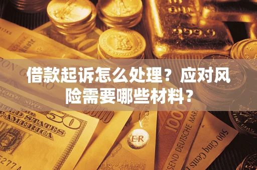武汉借款起诉怎么处理？应对风险需要哪些材料？