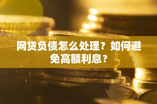 武汉网贷负债怎么处理？如何避免高额利息？