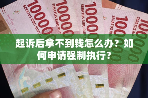 武汉起诉后拿不到钱怎么办？如何申请强制执行？