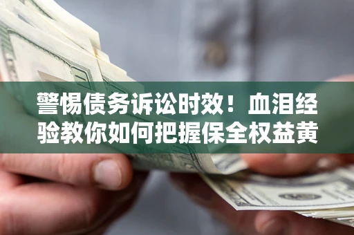 武汉警惕债务诉讼时效！血泪经验教你如何把握保全权益黄金期