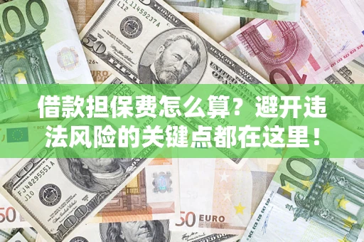 武汉借款担保费怎么算？避开违法风险的关键点都在这里！