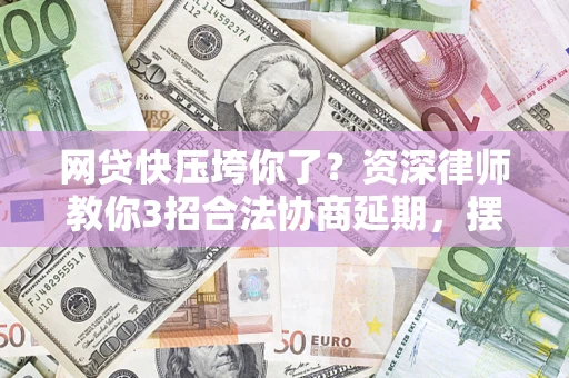 武汉网贷快压垮你了？资深律师教你3招合法协商延期，摆脱暴力催收！