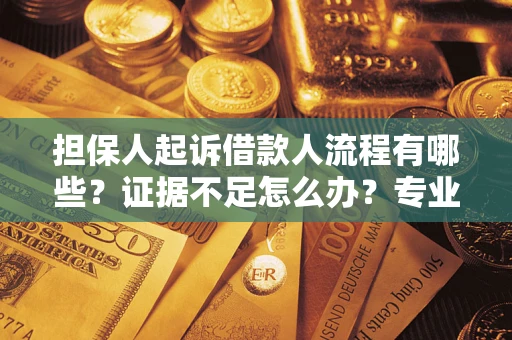 武汉担保人起诉借款人流程有哪些？证据不足怎么办？专业律师解答