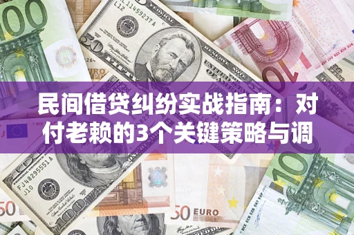 武汉民间借贷纠纷实战指南：对付老赖的3个关键策略与调解盲区解析