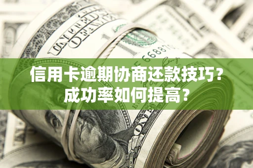 武汉信用卡逾期协商还款技巧？成功率如何提高？