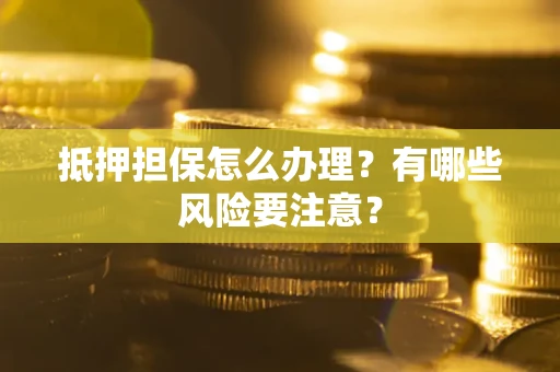 武汉抵押担保怎么办理？有哪些风险要注意？