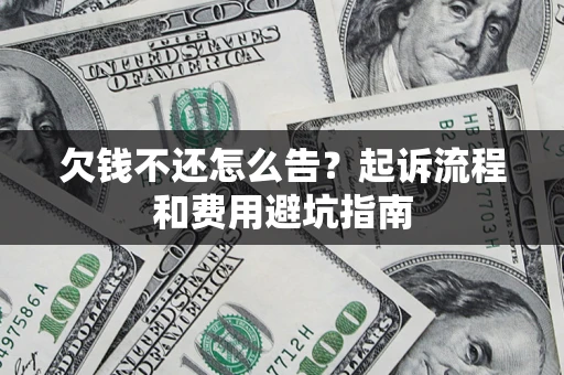 武汉欠钱不还怎么告？起诉流程和费用避坑指南