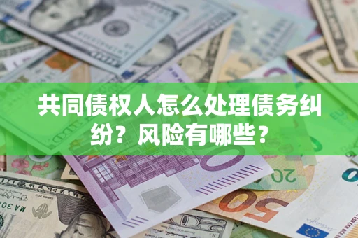 武汉共同债权人怎么处理债务纠纷？风险有哪些？