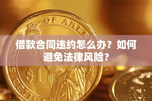 武汉借款合同违约怎么办？如何避免法律风险？