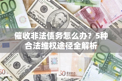 武汉催收非法债务怎么办？5种合法维权途径全解析