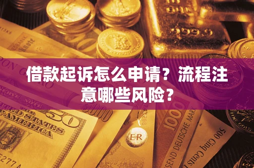 武汉借款起诉怎么申请？流程注意哪些风险？